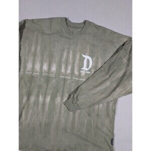 Disneyland Resort Spirit Jersey Adult Medium Green Tie Dye Mickey Disney World